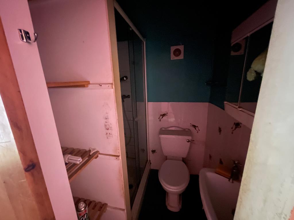 Lot: 2 - HOUSE FOR REPAIR AND REFURBISHMENT - Shower room with W.C.